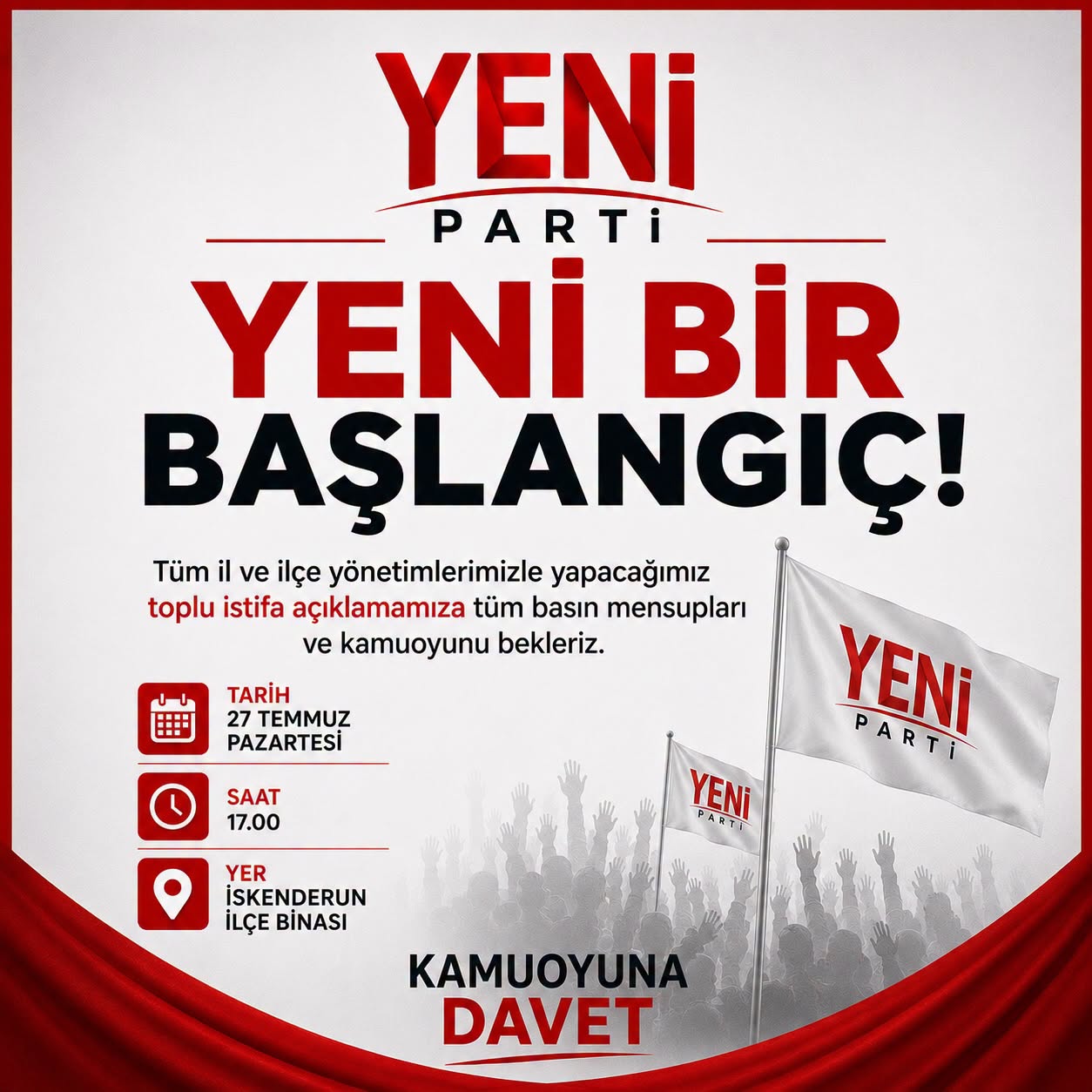 yeni parti antakya